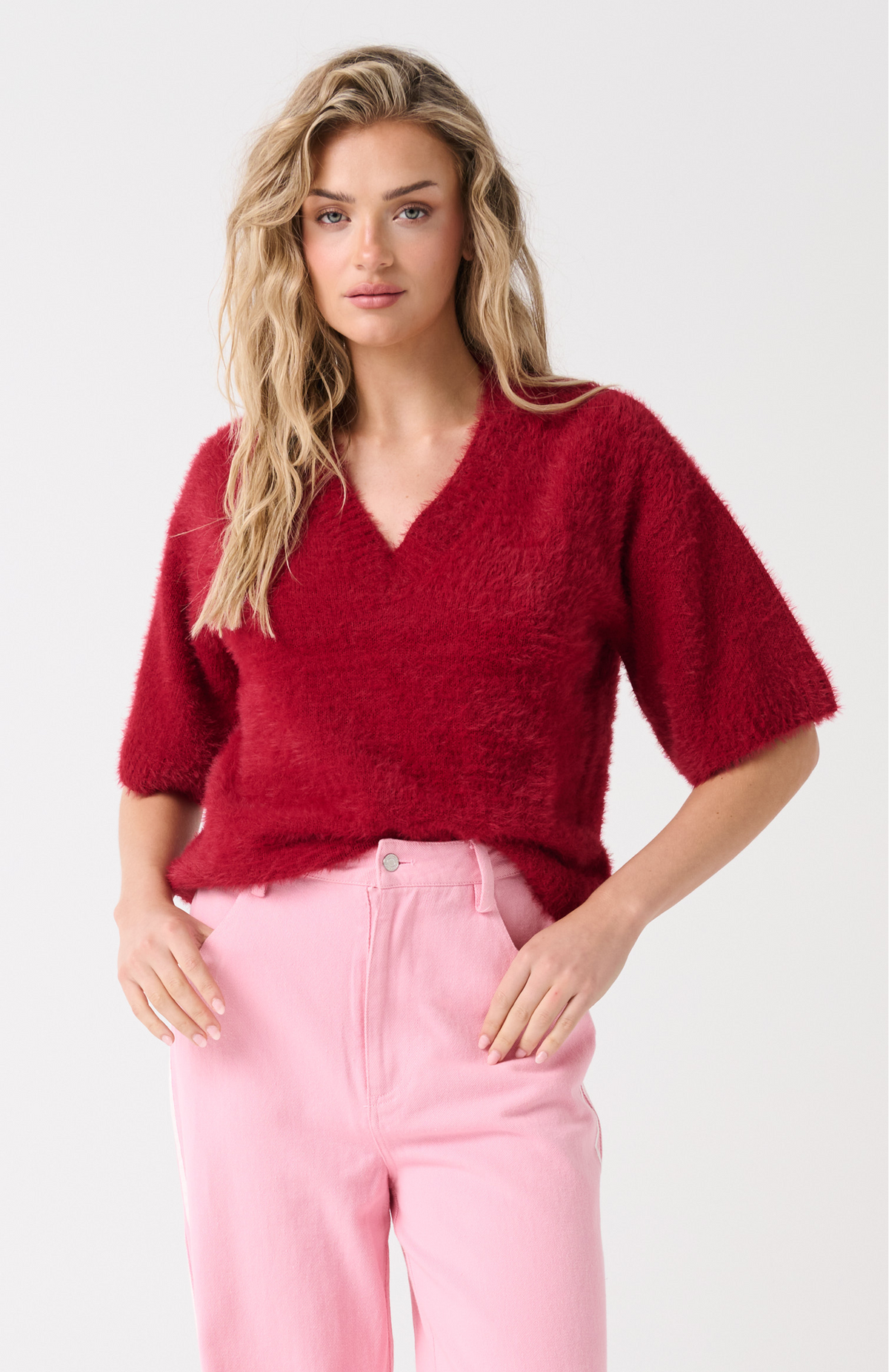 Mia Knit, Raspberry
