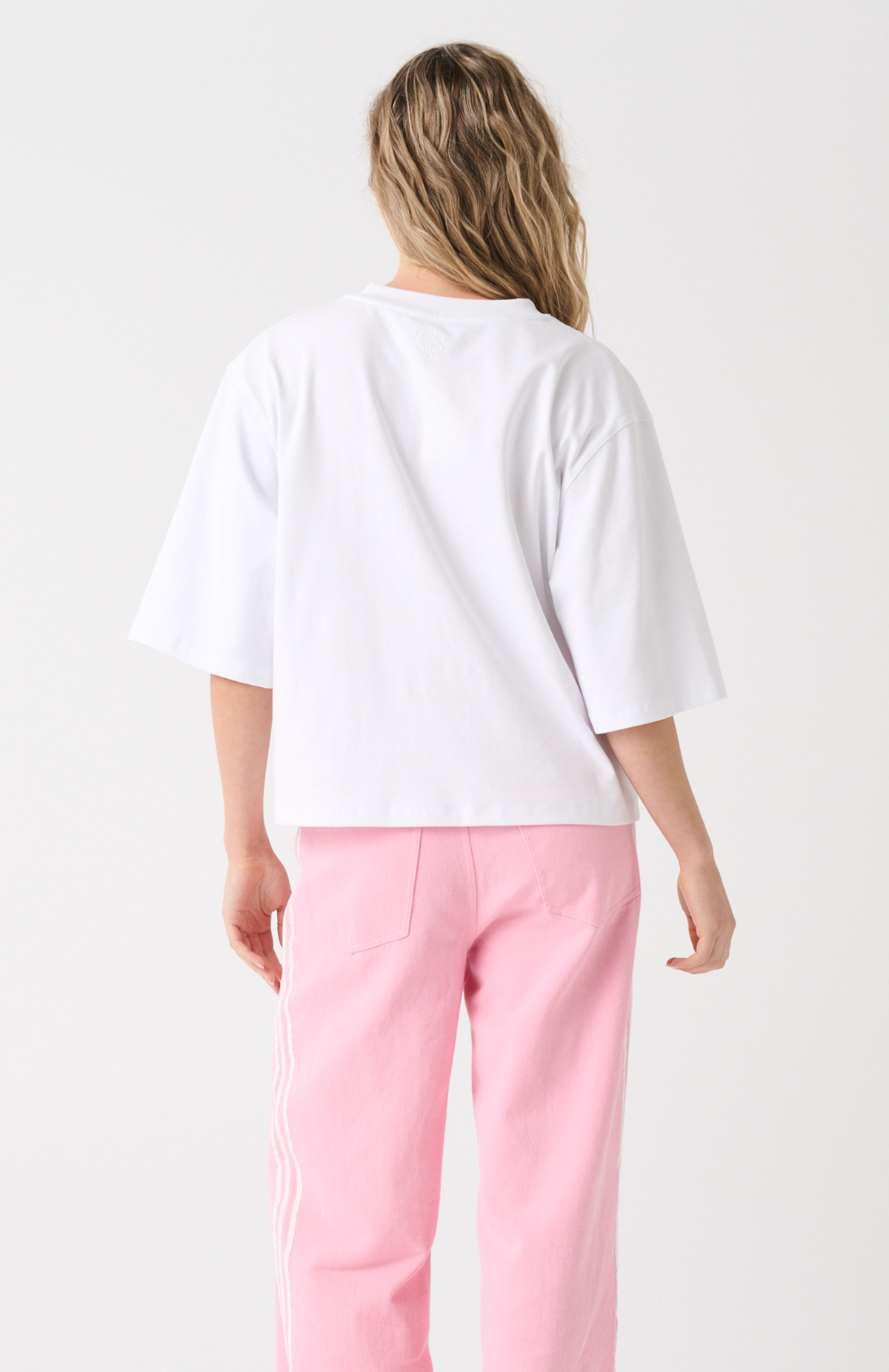 Mya V-Neck Tee, White