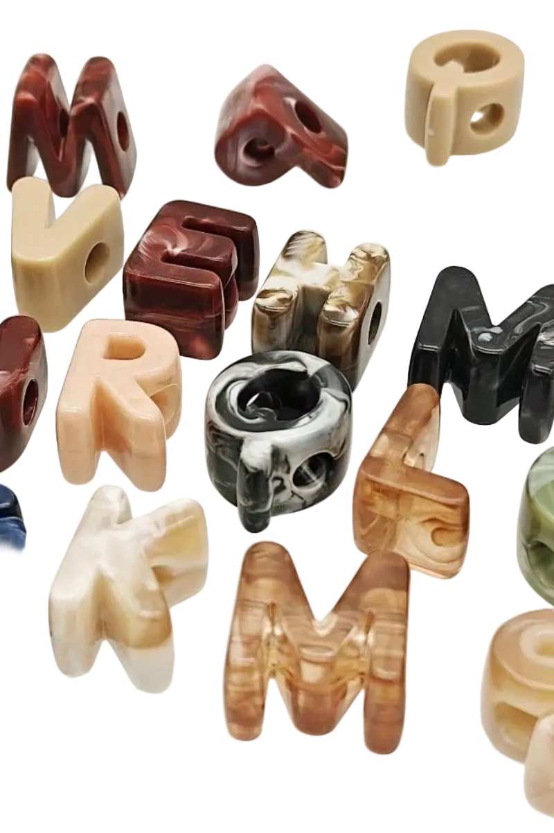 Chunky Letter Charms