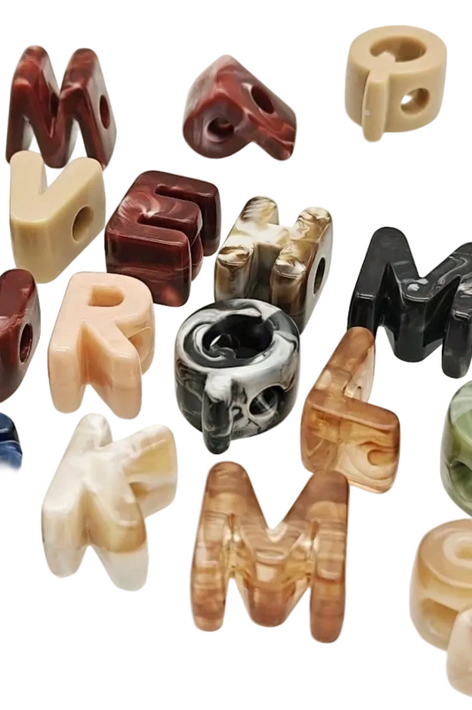 Chunky Letter Charms