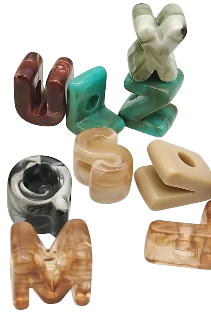 Chunky Letter Charms