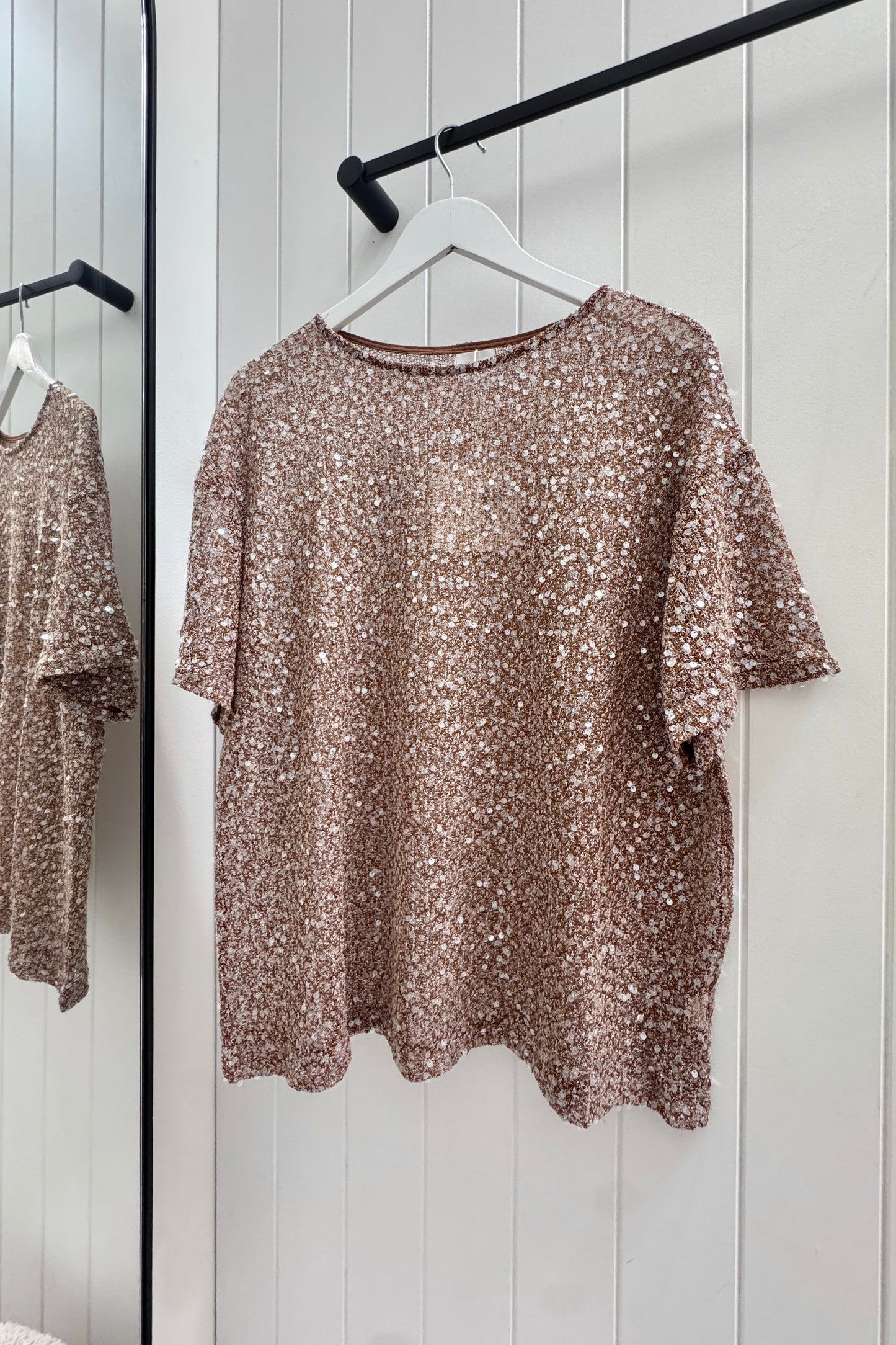 Castaway Knit Tee, Brown