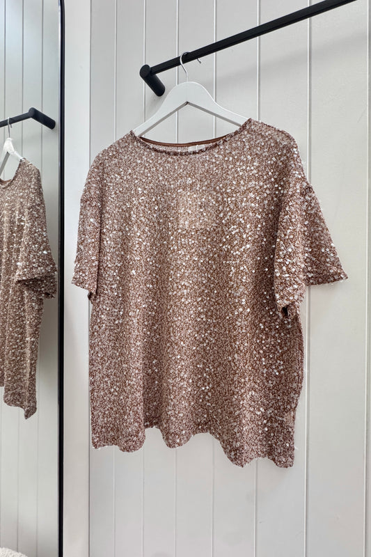 Castaway Knit Tee, Brown