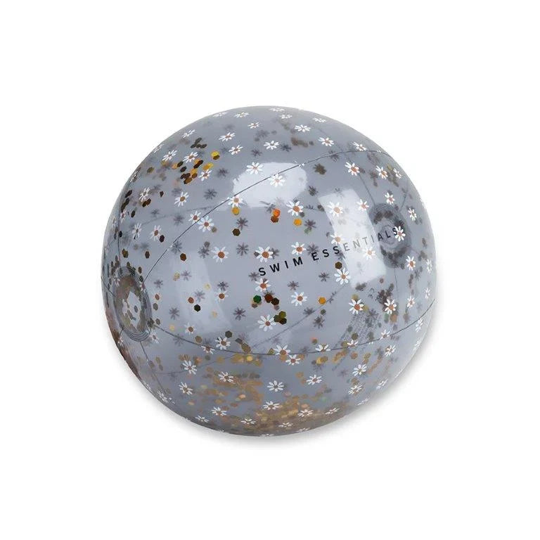 Inflatable Beach Ball, Daisy Flowers