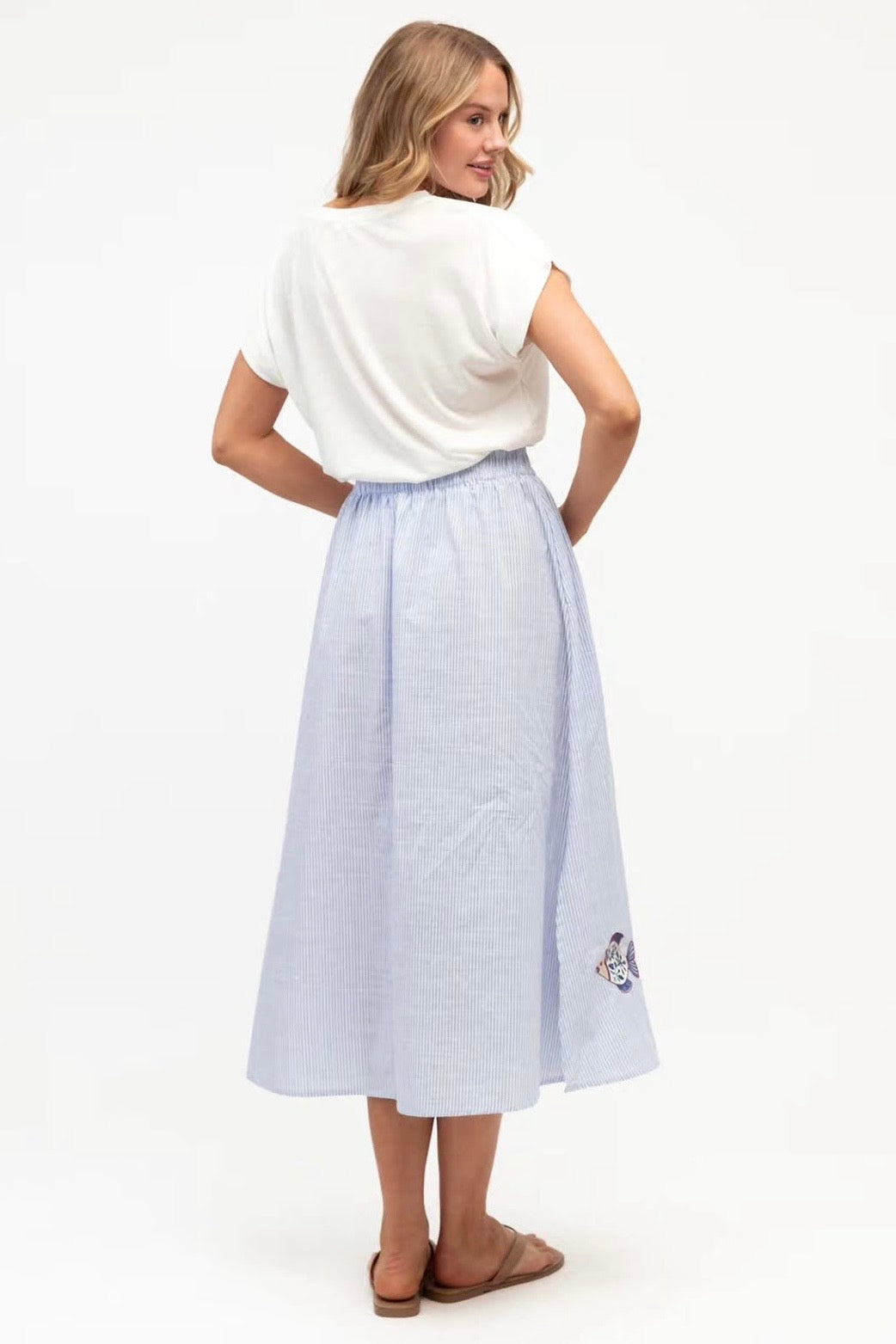 Marinere Embroidered Skirt