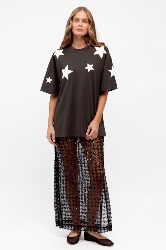 Embroidered Star Tee