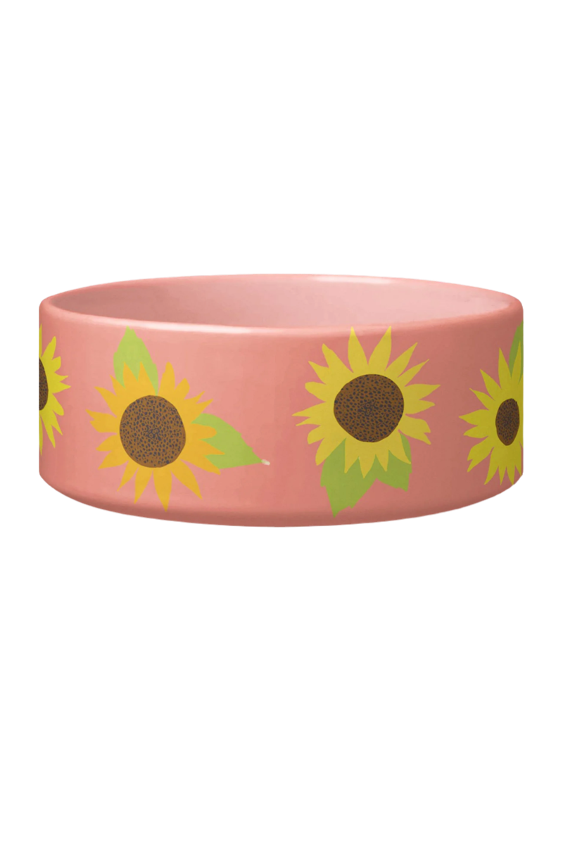 Dog Bowl, Sunflower Sunshine