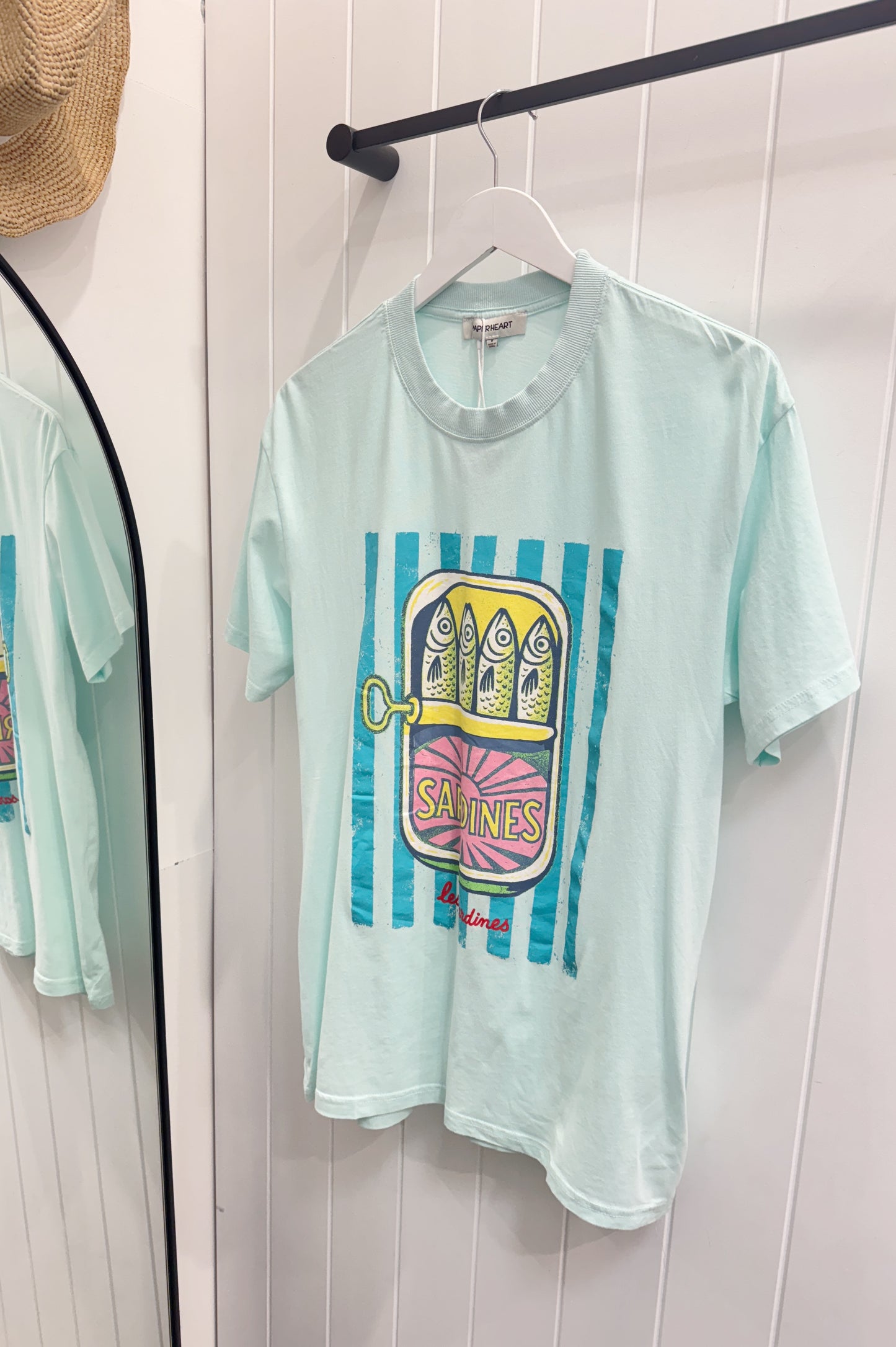 Sardines Tee, Blue