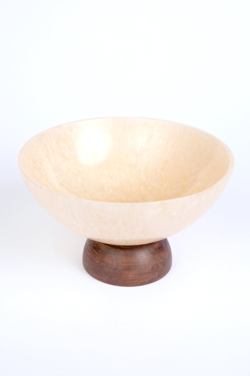 Resin Footed Bowl