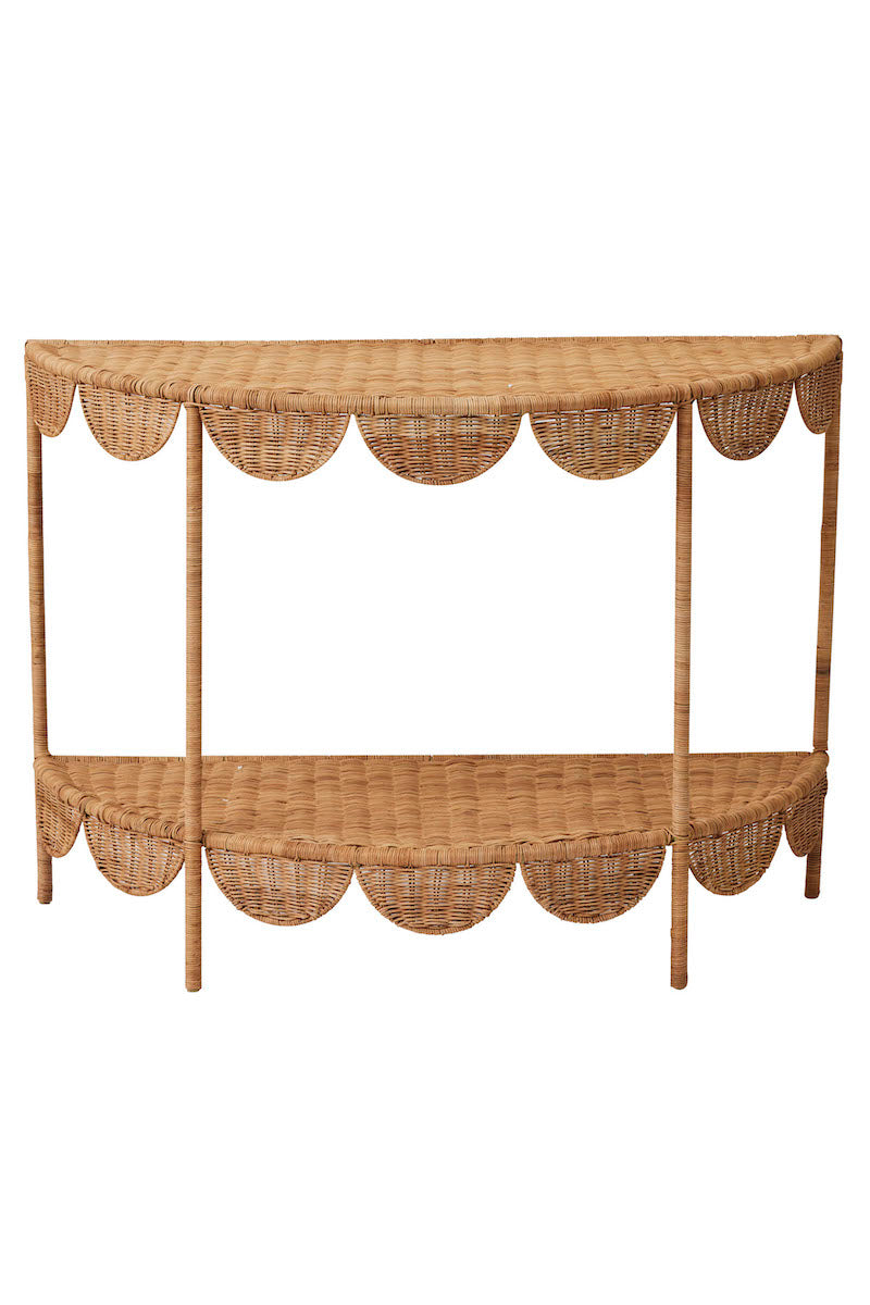 Pettine Rattan Console