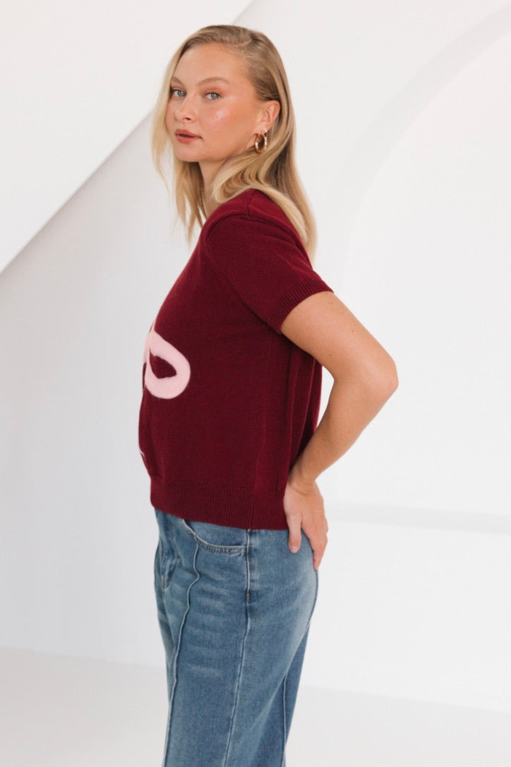 Lara Knit Tee - FRANKIE + COCO
