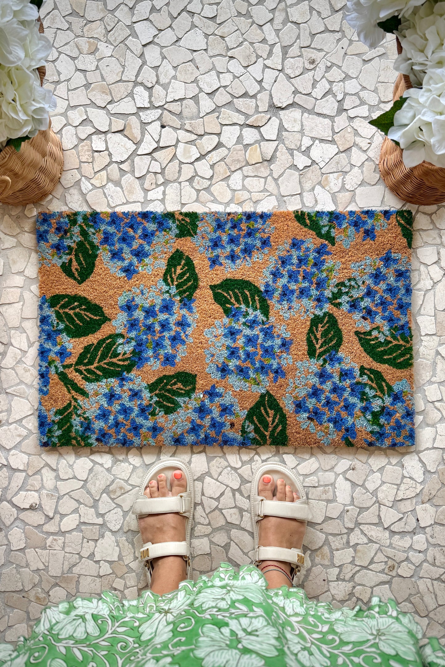 Hydrangea Doormat