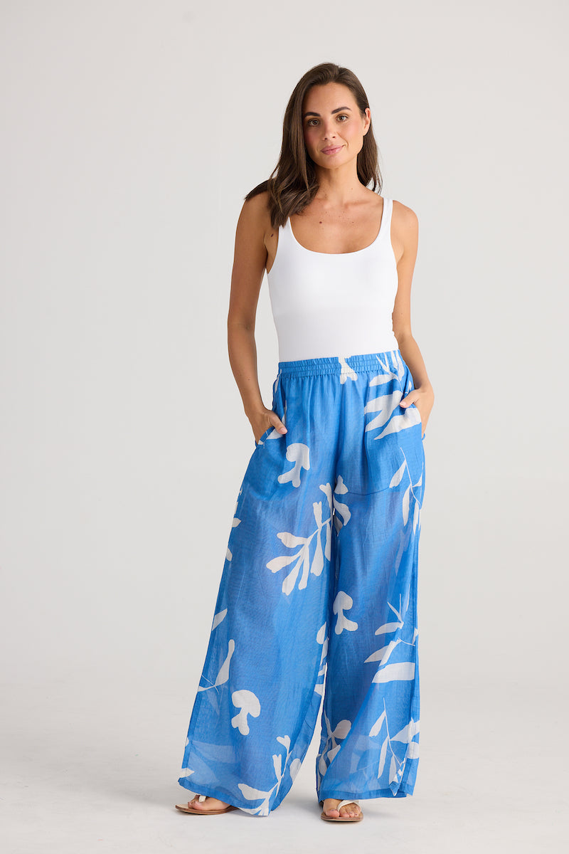 Fly Away Pant, Blue Passion Flower