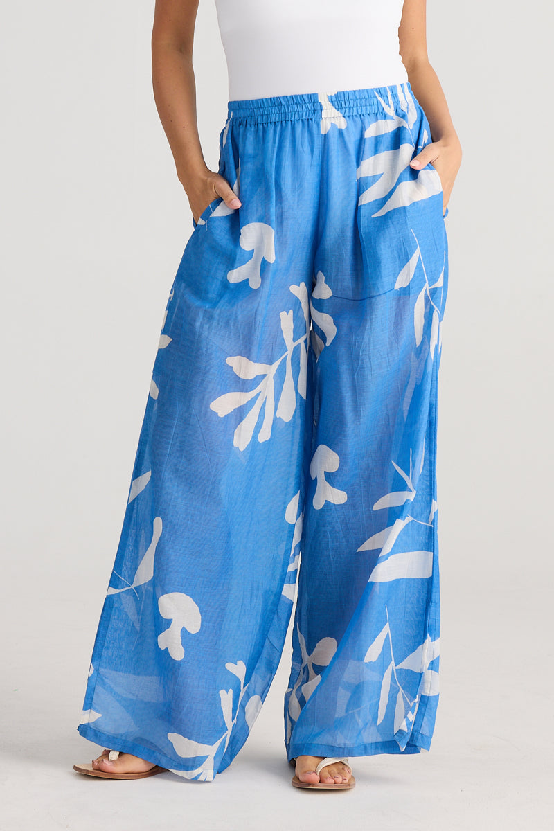 Fly Away Pant, Blue Passion Flower