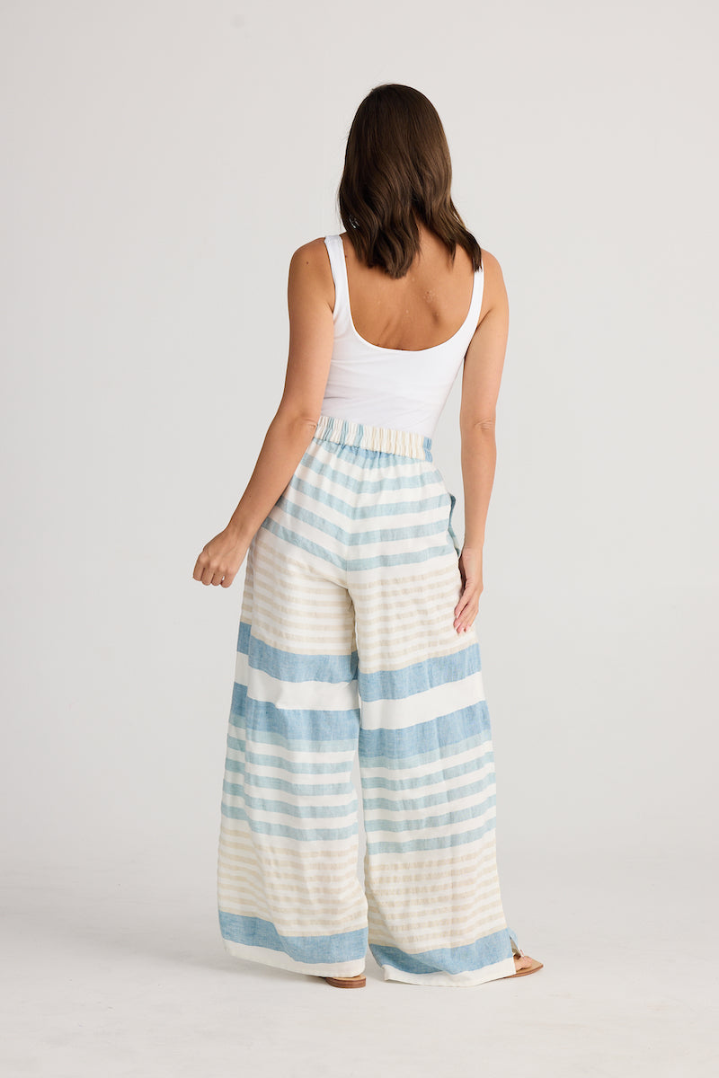 Fly Away Pant, Ocean Stripe