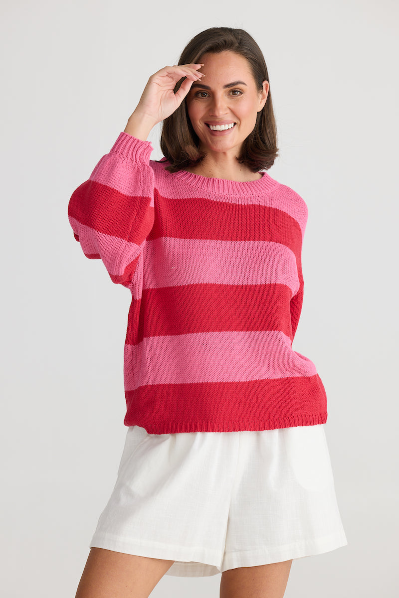 Driftwood Knit, Red