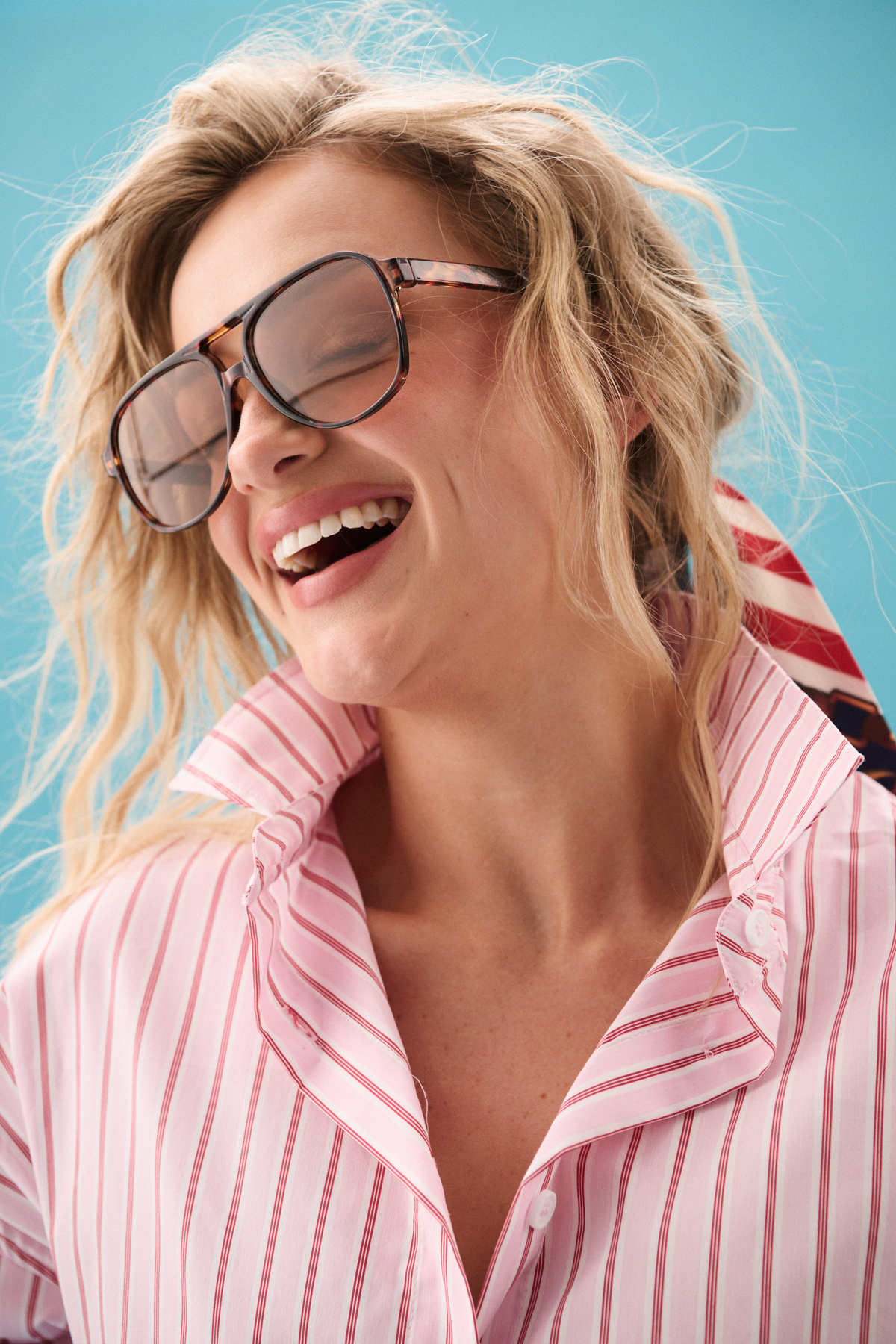 Darby Shirt, Berry Stripe
