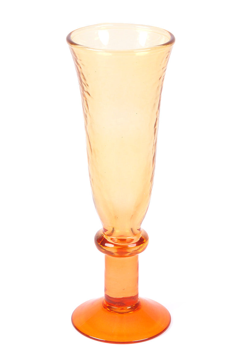 Orana Champagne Glasses, Yellow/Orange