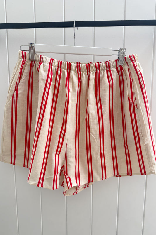 Bergen Shorts, Natural Red