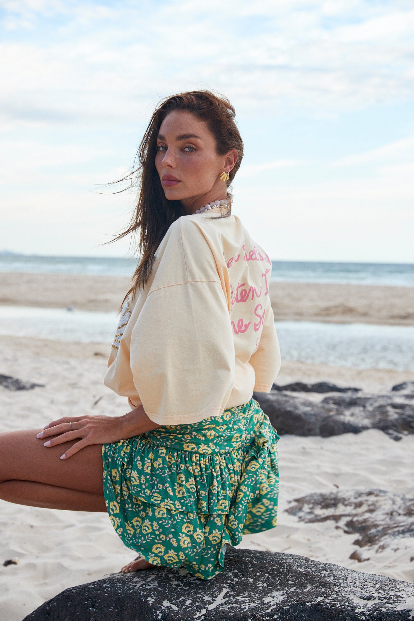 The Ra-Ra Seas the Day Skirt, Green