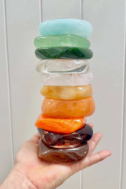 Chunky Resin Bangles