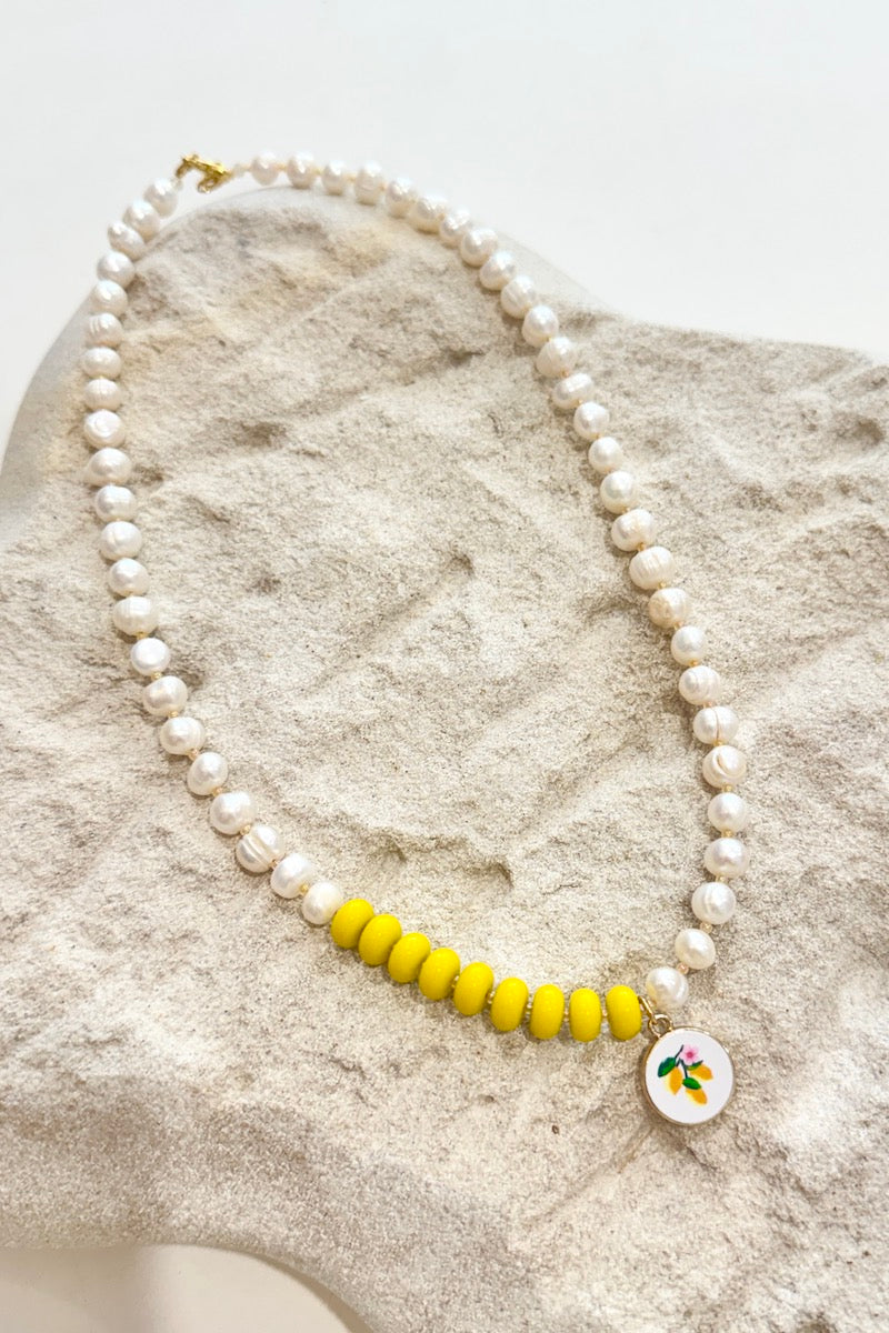 Montenegro Necklace, Lemons - FRANKIE + COCO