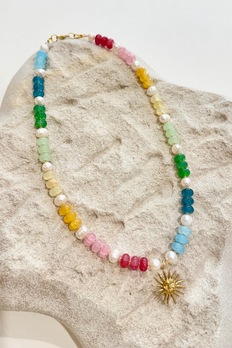 Montenegro Necklace, Sun - FRANKIE + COCO