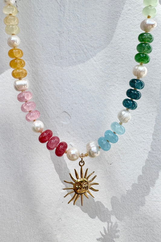 Montenegro Necklace, Sun - FRANKIE + COCO