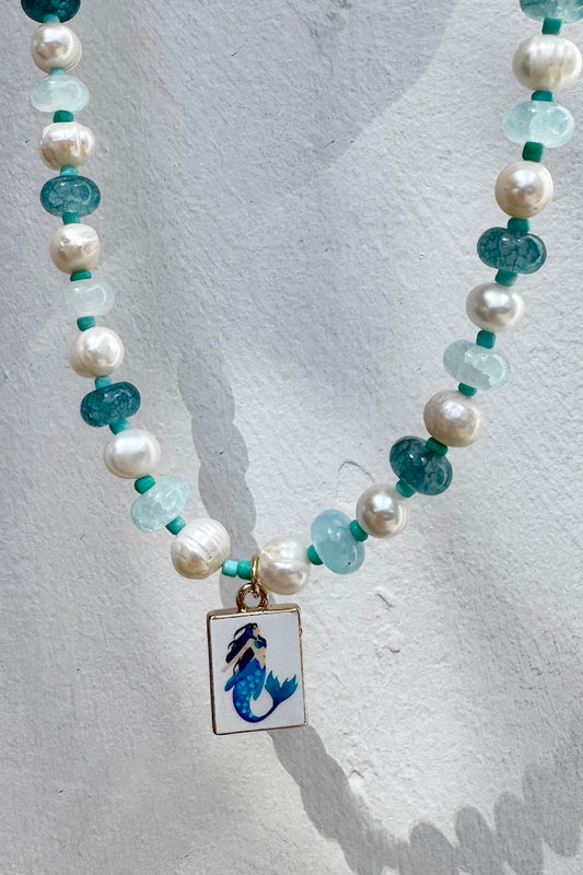 Montenegro Necklace, Mermaid - FRANKIE + COCO