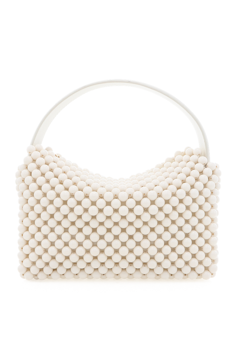 Jeanie Handle Bag, Bone