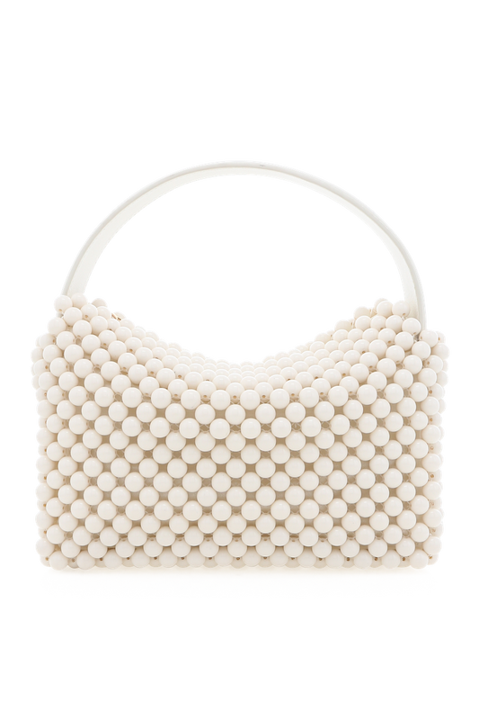 Jeanie Handle Bag, Bone