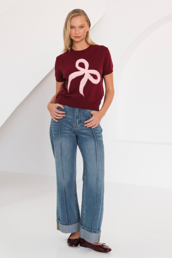Lara Knit Tee - FRANKIE + COCO