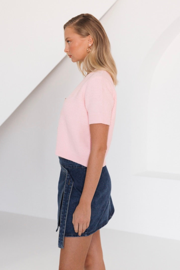 Andi Starfish Cardigan, Pink - FRANKIE + COCO