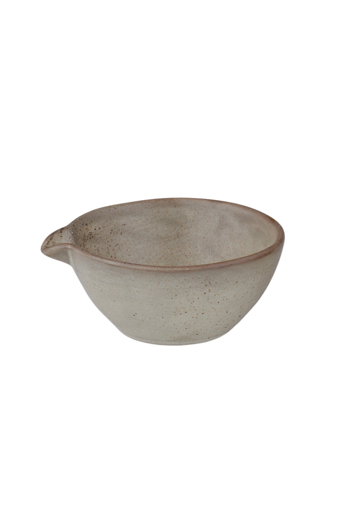 Two ceramic bowls with handles on a white background