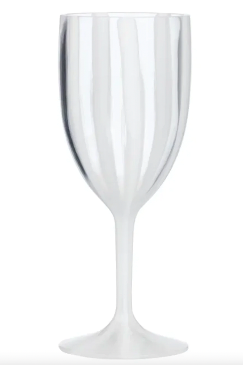 Cabana Wine Glass, White