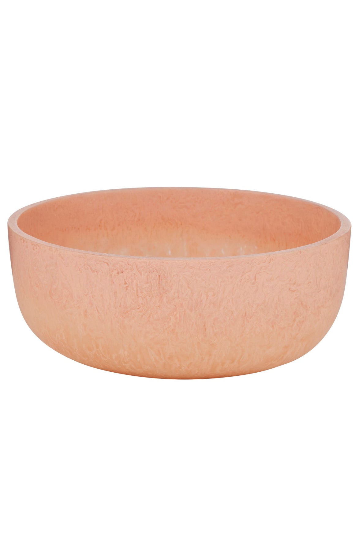Beige ceramic bowl on a white background