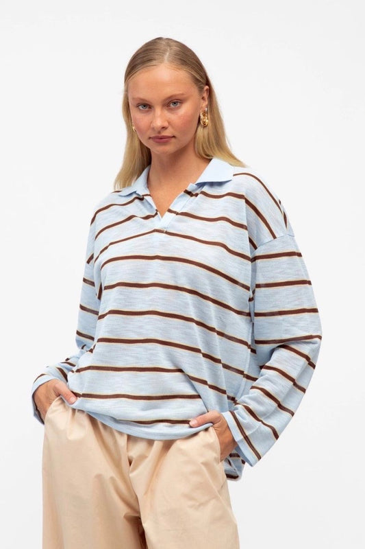 Romie Stripe Polo