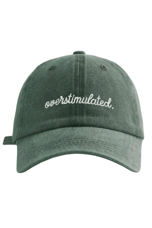 Vintage Wash Cap, Overstimulated