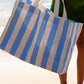 Stripe Beach Bag, Blue