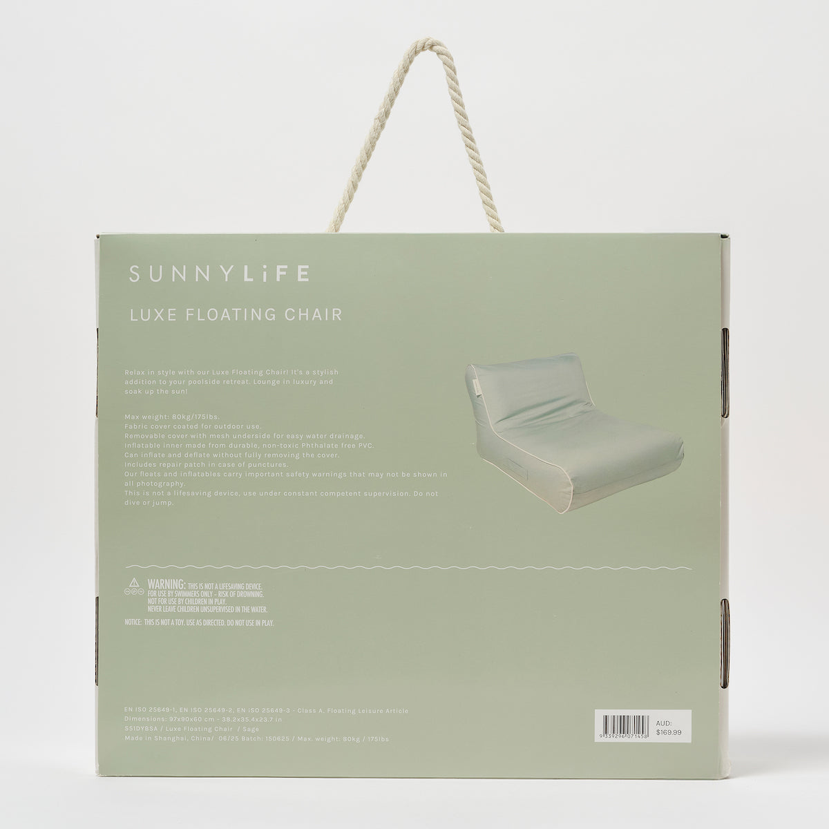 Luxe Floating Chair, Sage