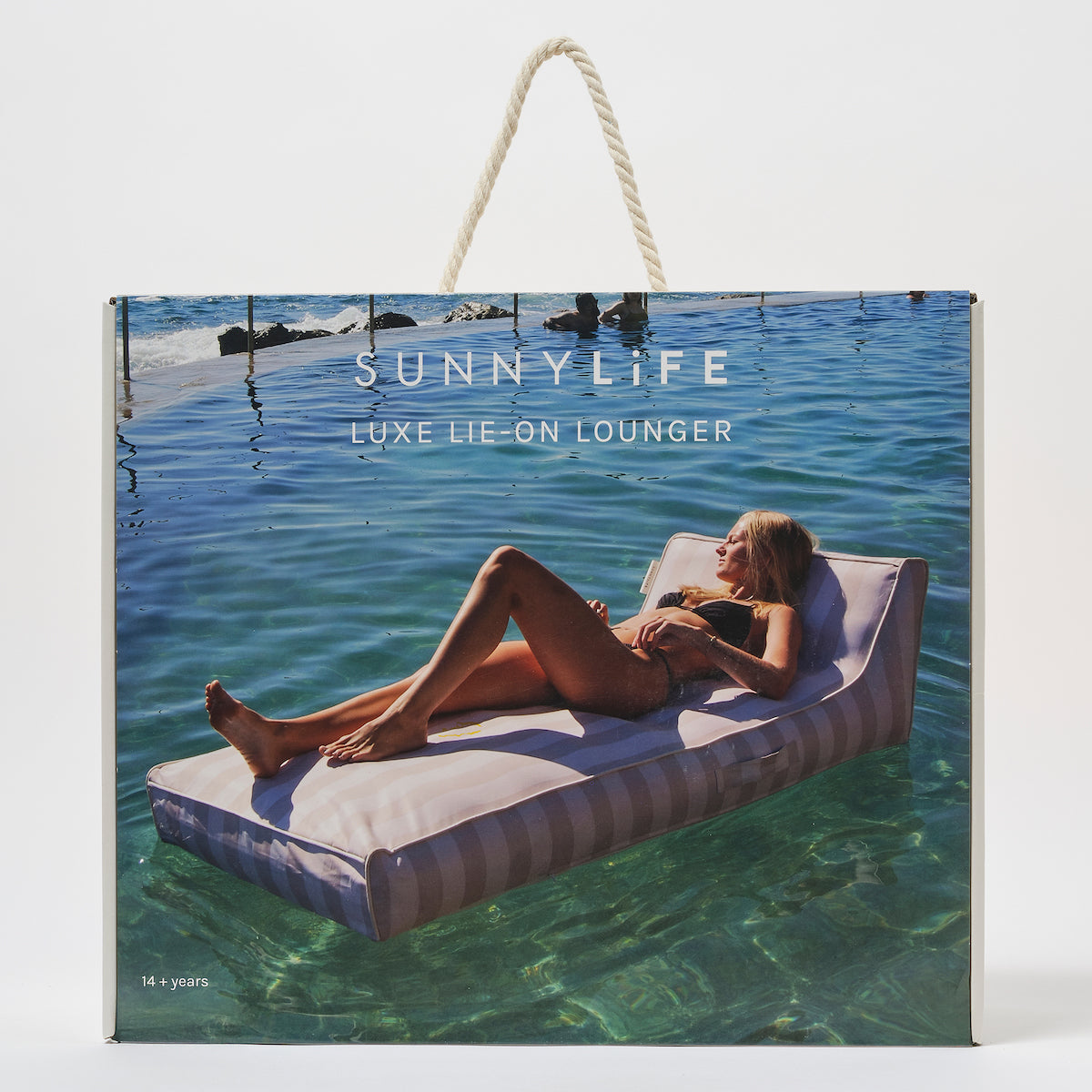 Luxe Lie-On Lounger, Oyster