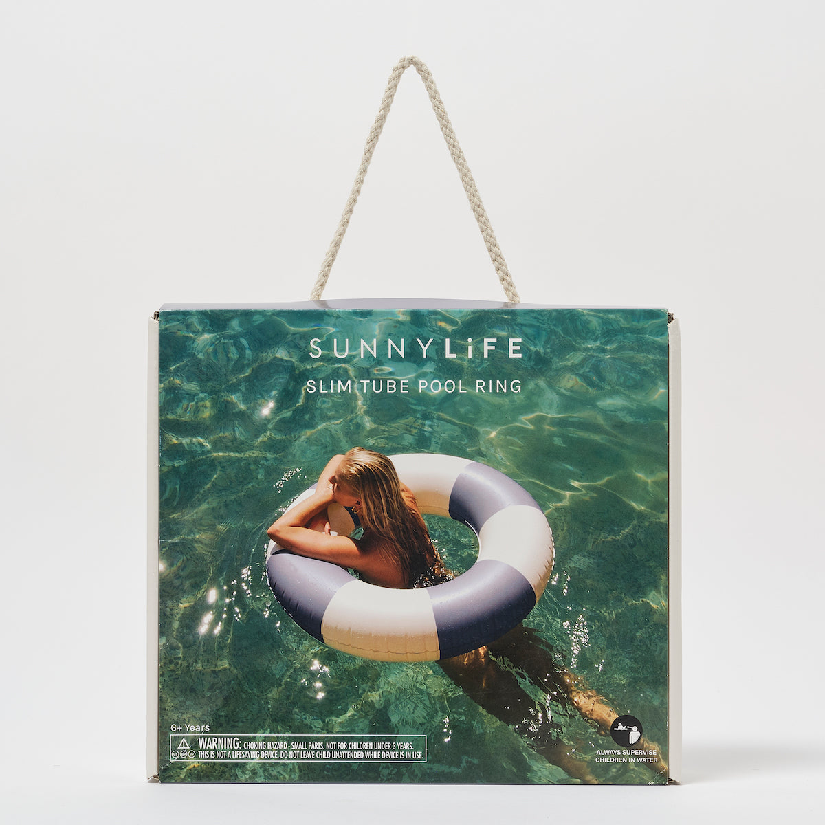 Slim Pool Ring, Navy