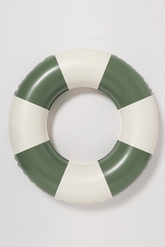 Slim Pool Ring, Olive