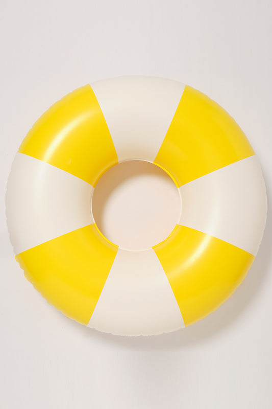 Tube Pool Ring, Sunshine Yellow