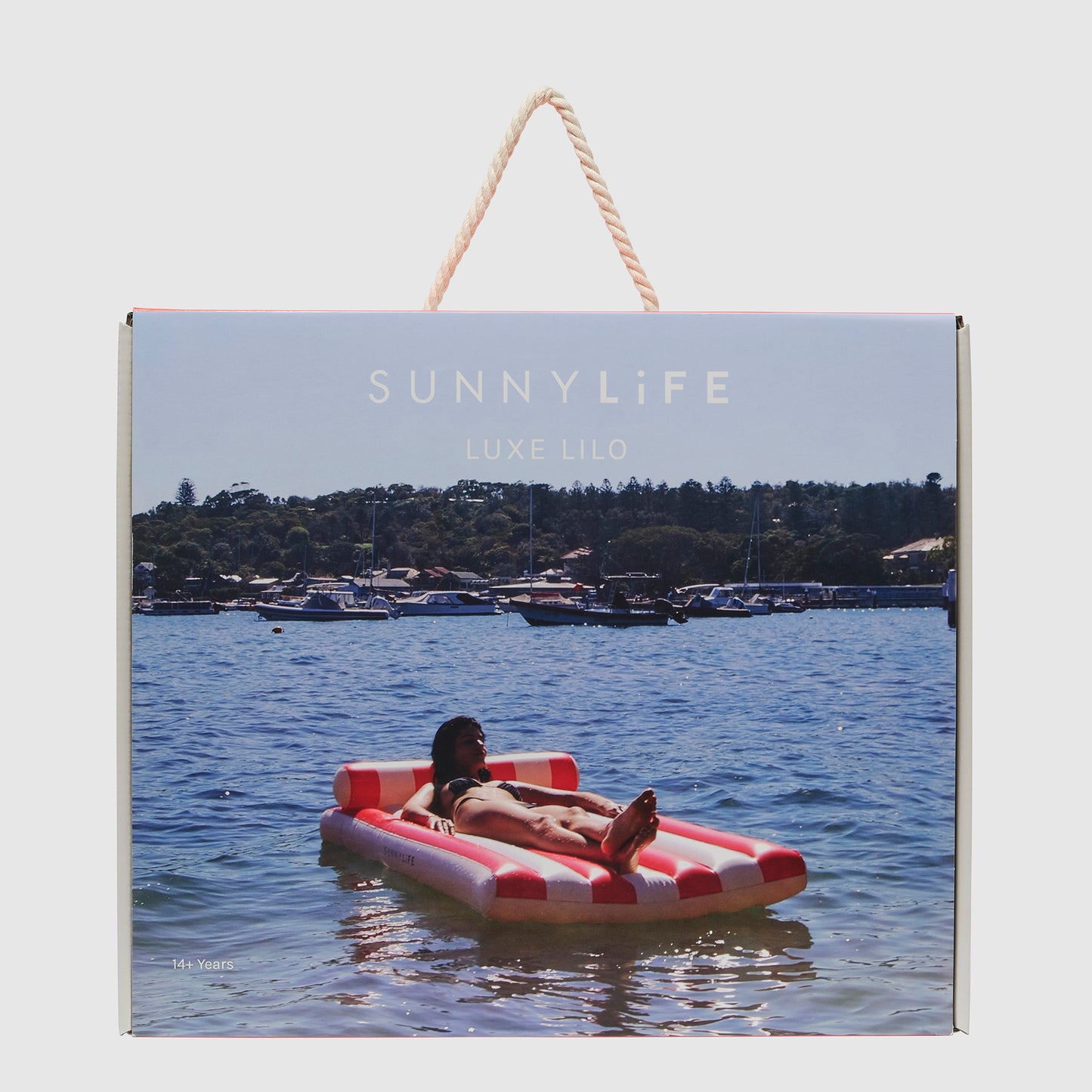 Luxe Lilo, Tomato Red