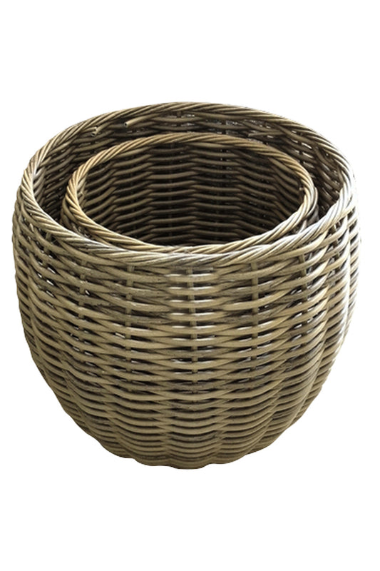 Curve Rattan Baskets