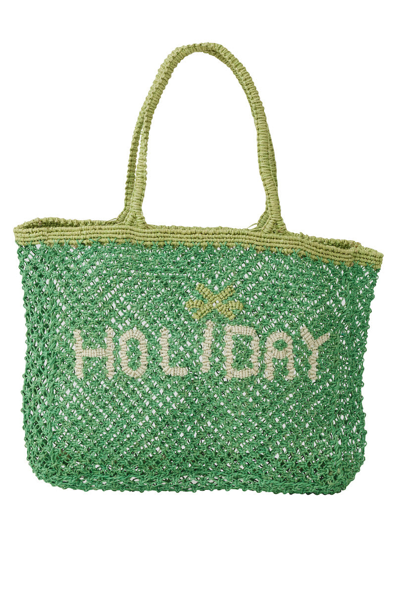 Holiday Jute Tote