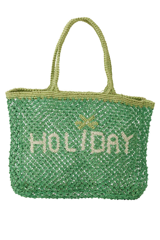 Holiday Jute Tote