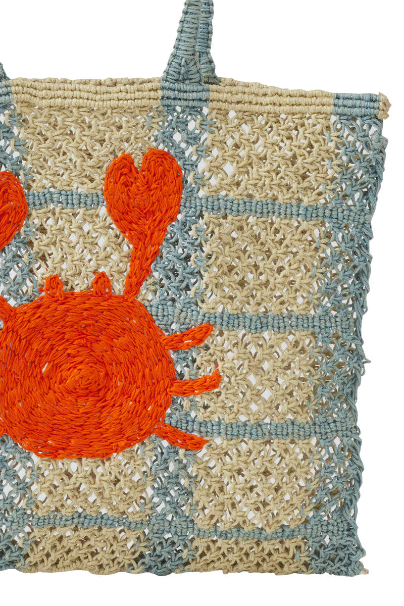 Crab Jute Tote