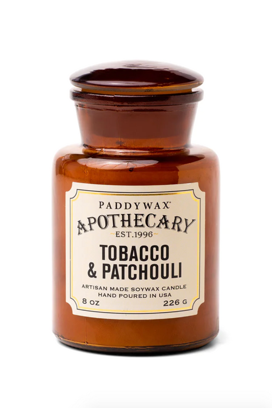 Apothecary Candle, Tobacco + Patchouli